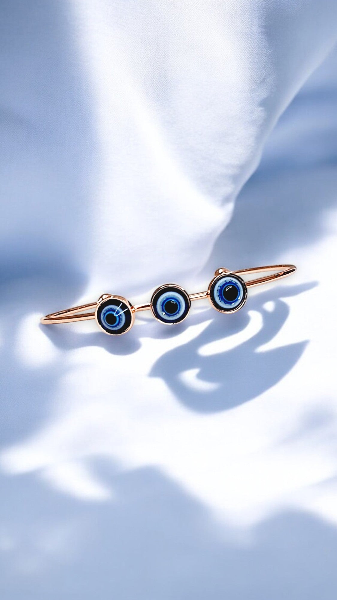 TRIPLE THREAT – Evil Eye Guardian Bangle