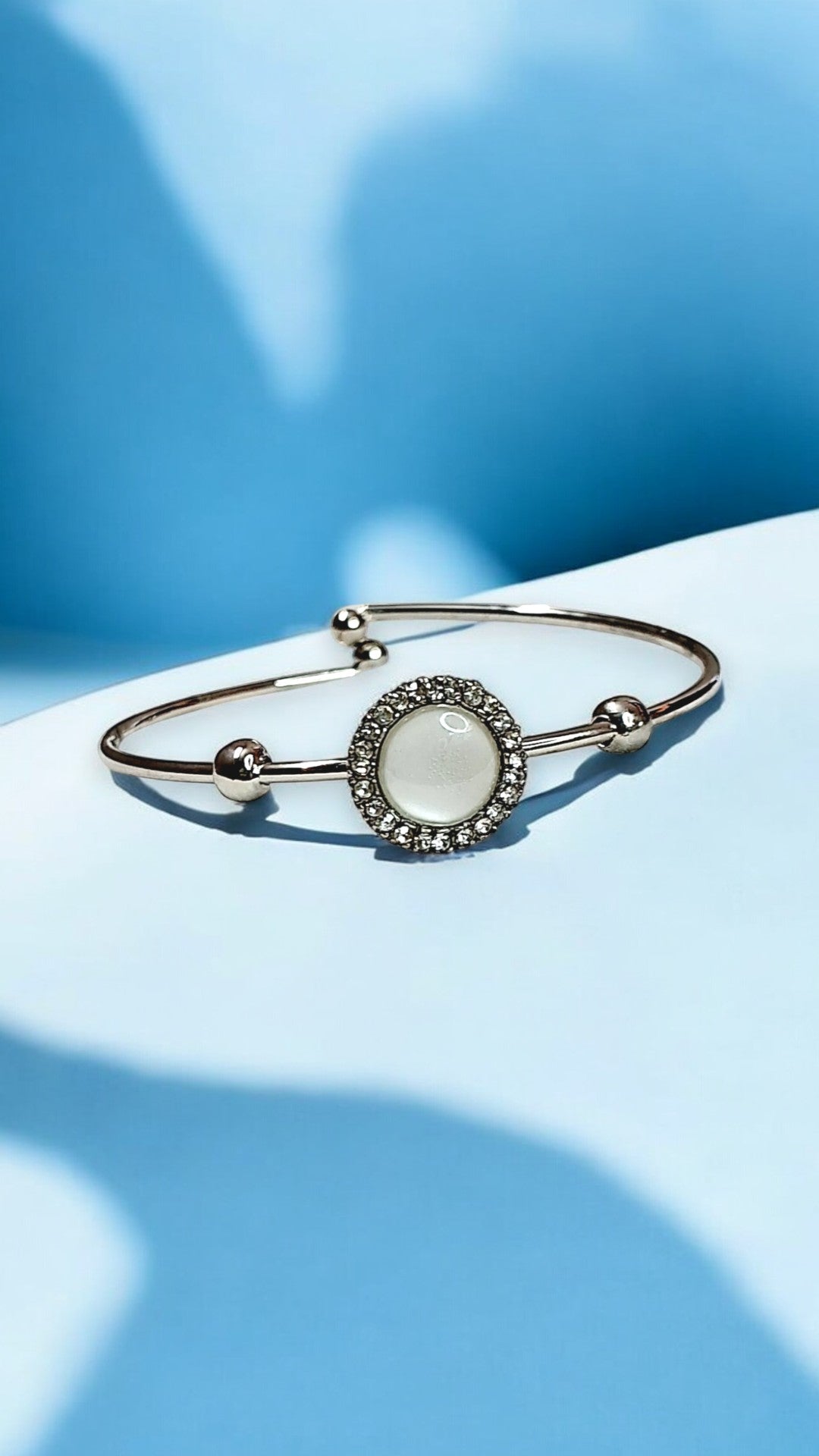 Moonlit Halo Crystal Bracelet