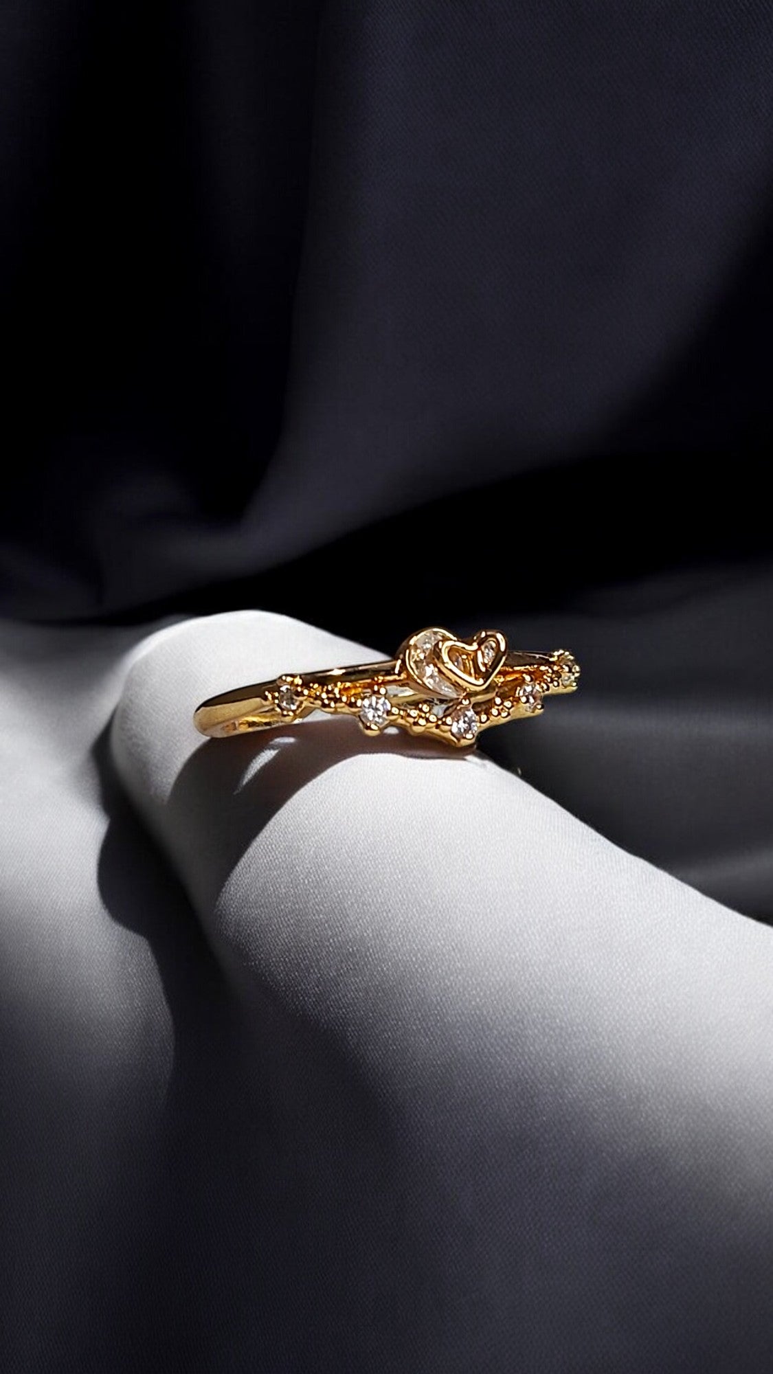 Eternal Love Heart Finger Ring