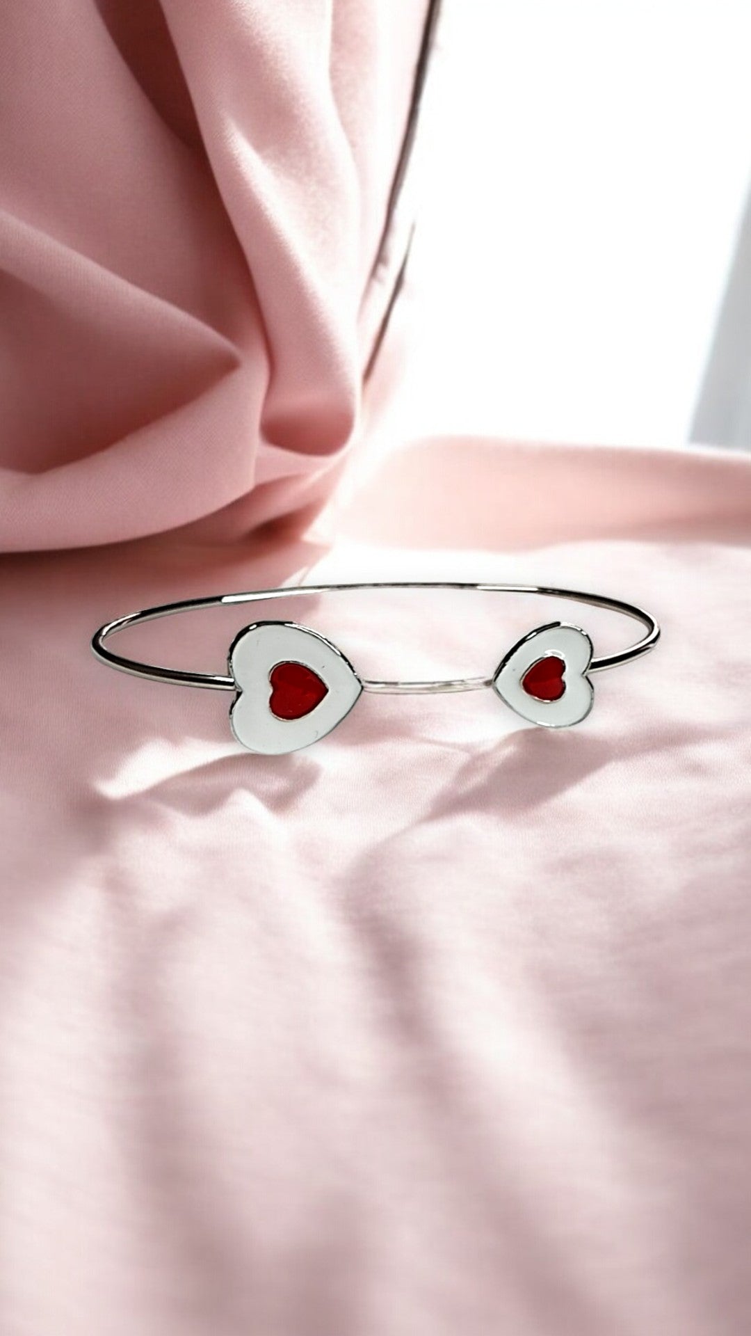 Sweetheart Enamel Heart Bracelet