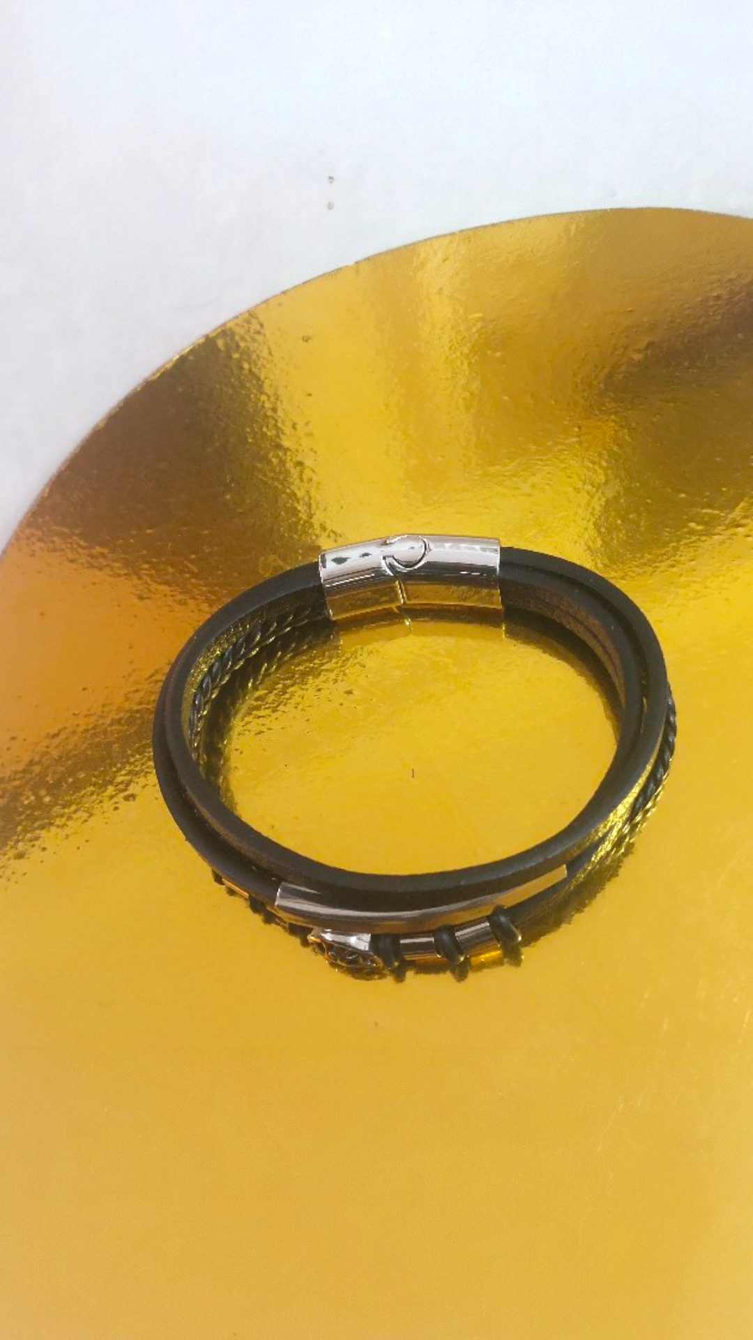 Urban Roots Leather Bracelet for Men