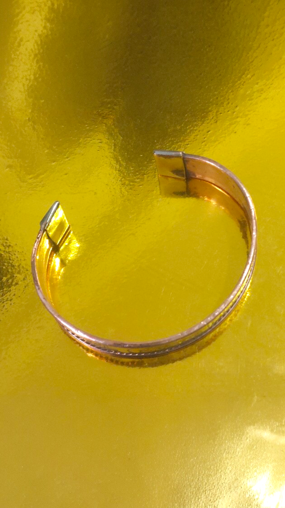 Om Namah Shivaya Copper Cuff Bracelet for Men