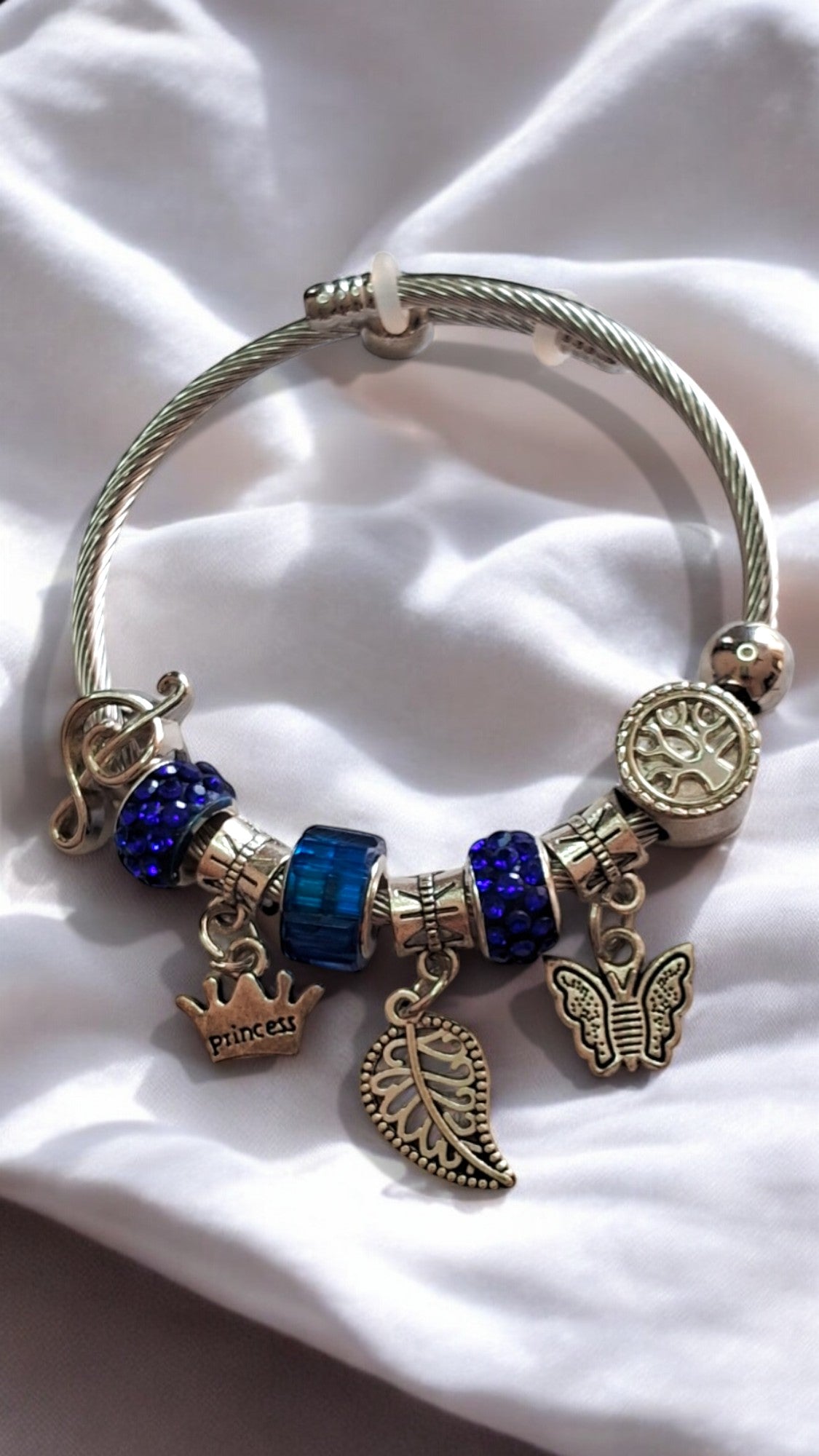 Blue Royal Charm Bracelet