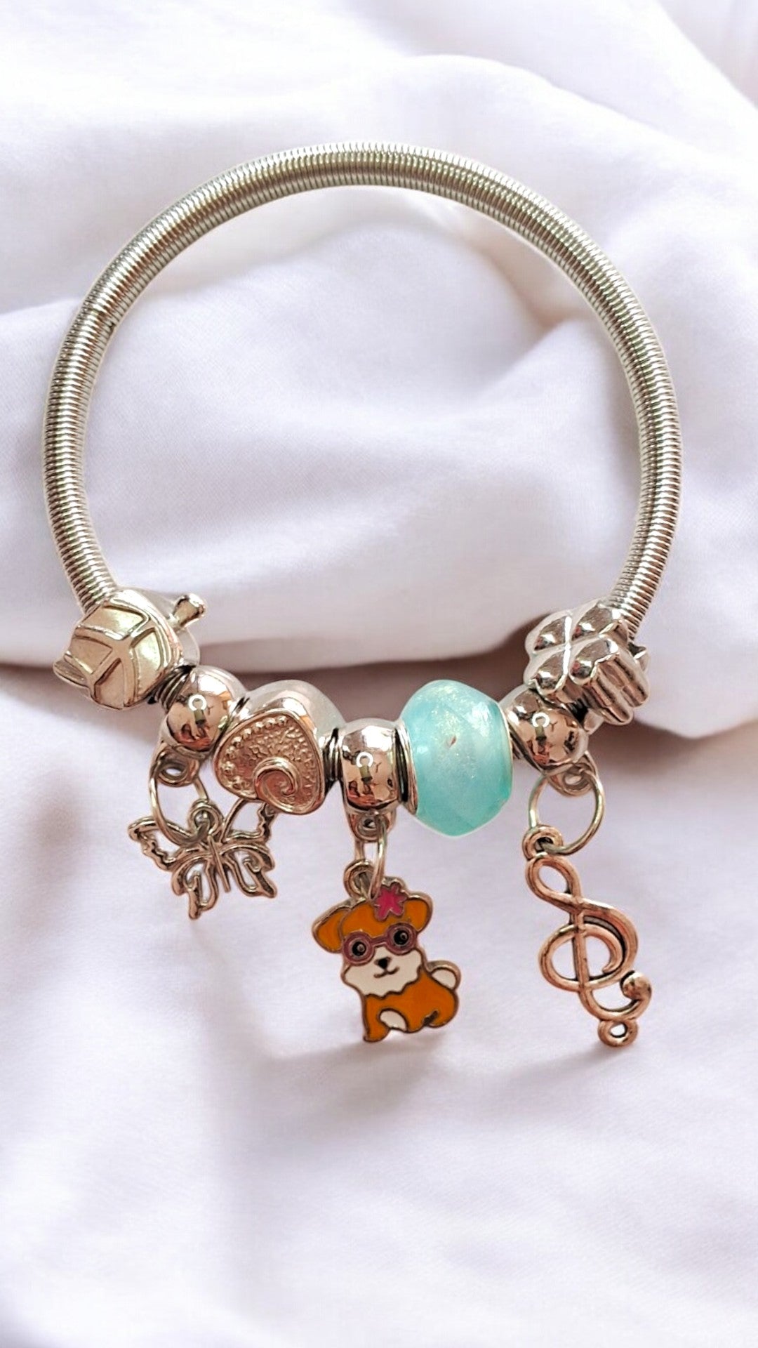 Puppy Tunes Charm Bracelet