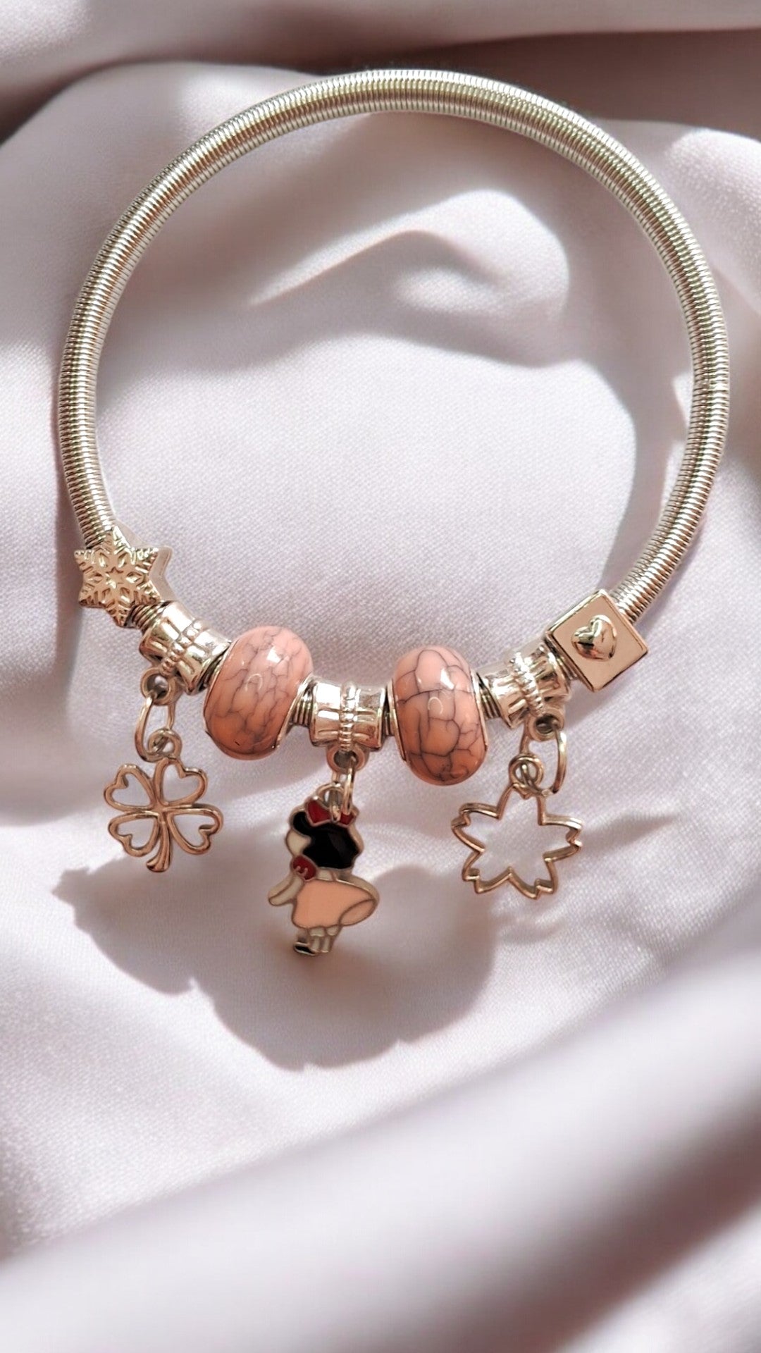 Blush Belle Charm Bracelet