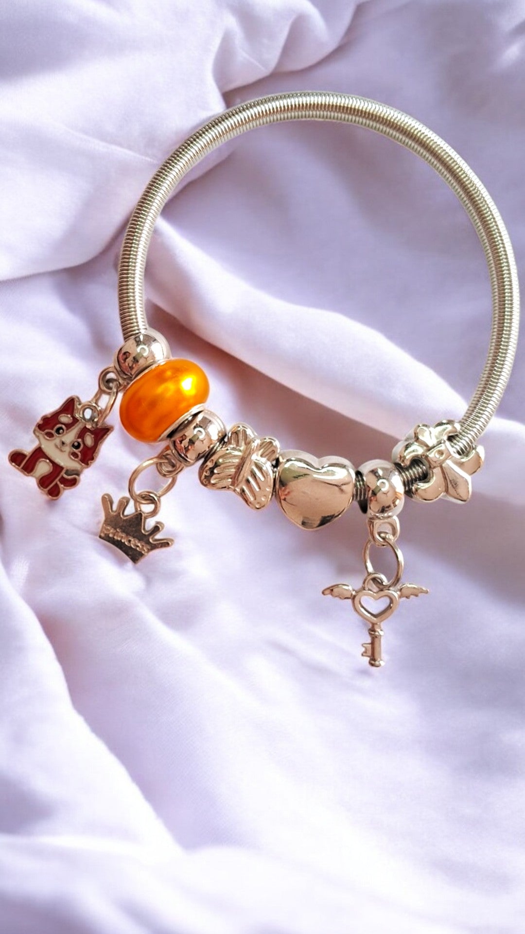 Sunshine Pup Charm Bracelet