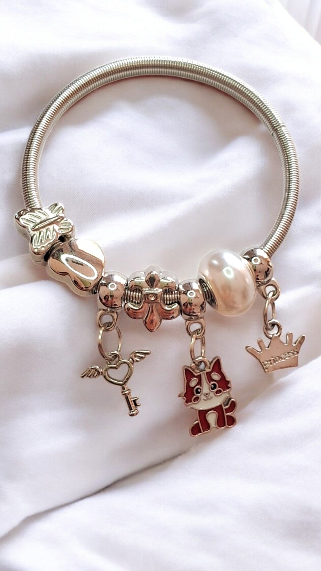 Royal Puppy Charm Bracelet
