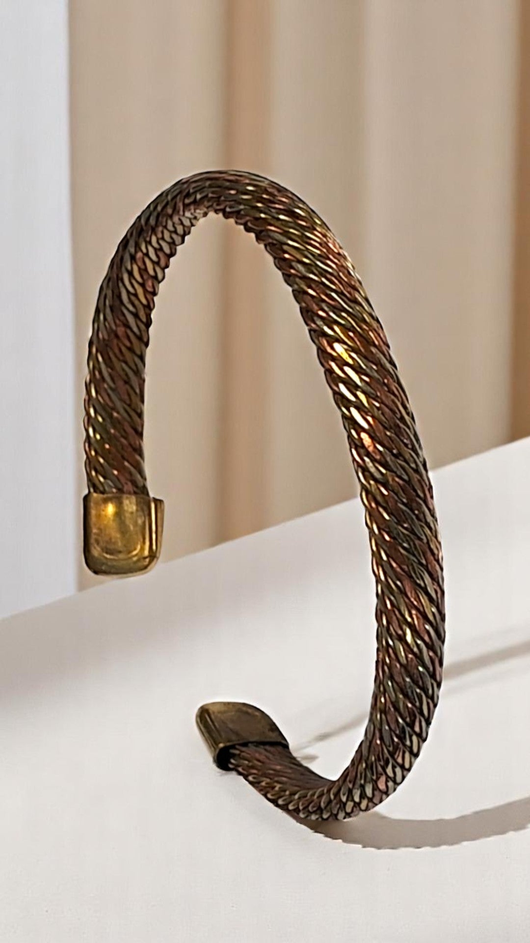 Earthbound Woven Copper Bracelet