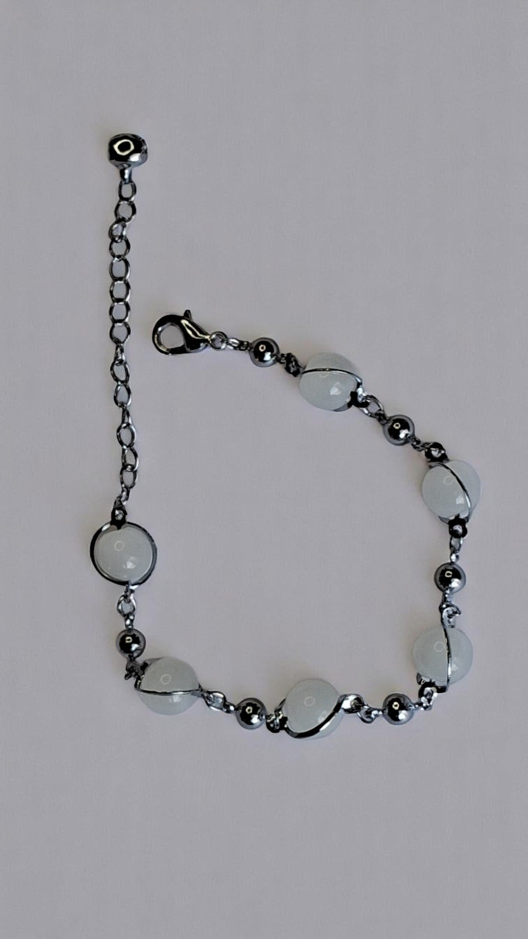 Moonlit Elegance Bracelet - Silver