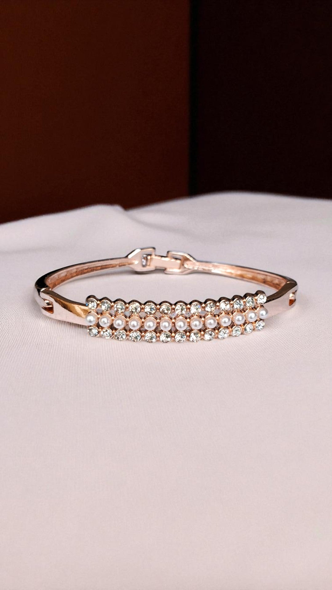 Crystal Pearl Party Bracelet