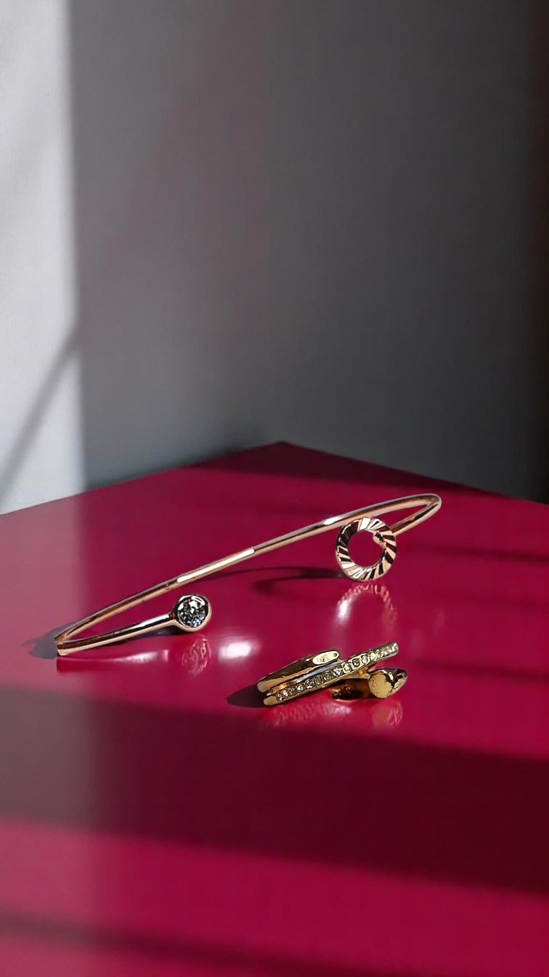 πΈ "Golden Seoul Dreams" β Bracelet & Ring Set πΈ