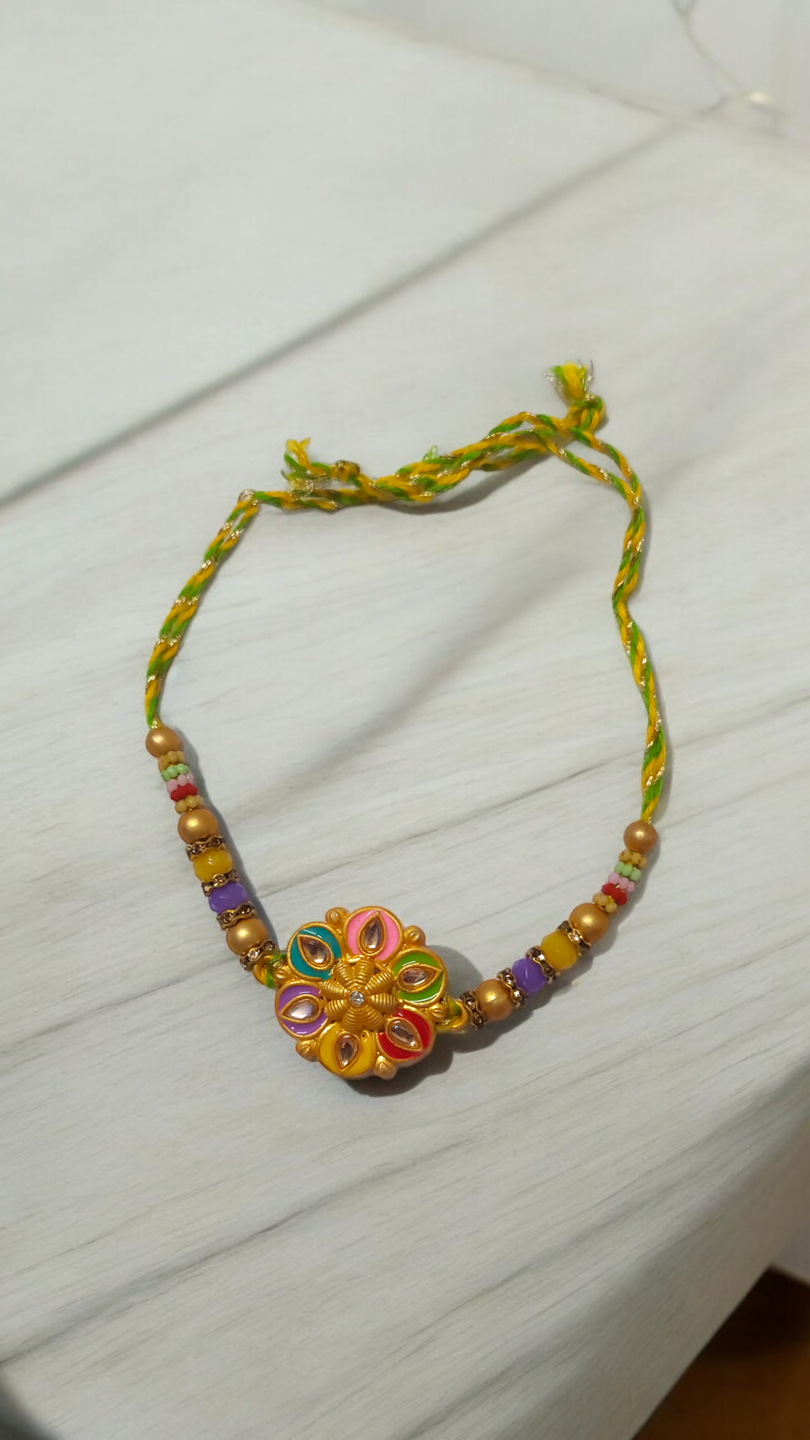 Rainbow Flower Rakhi