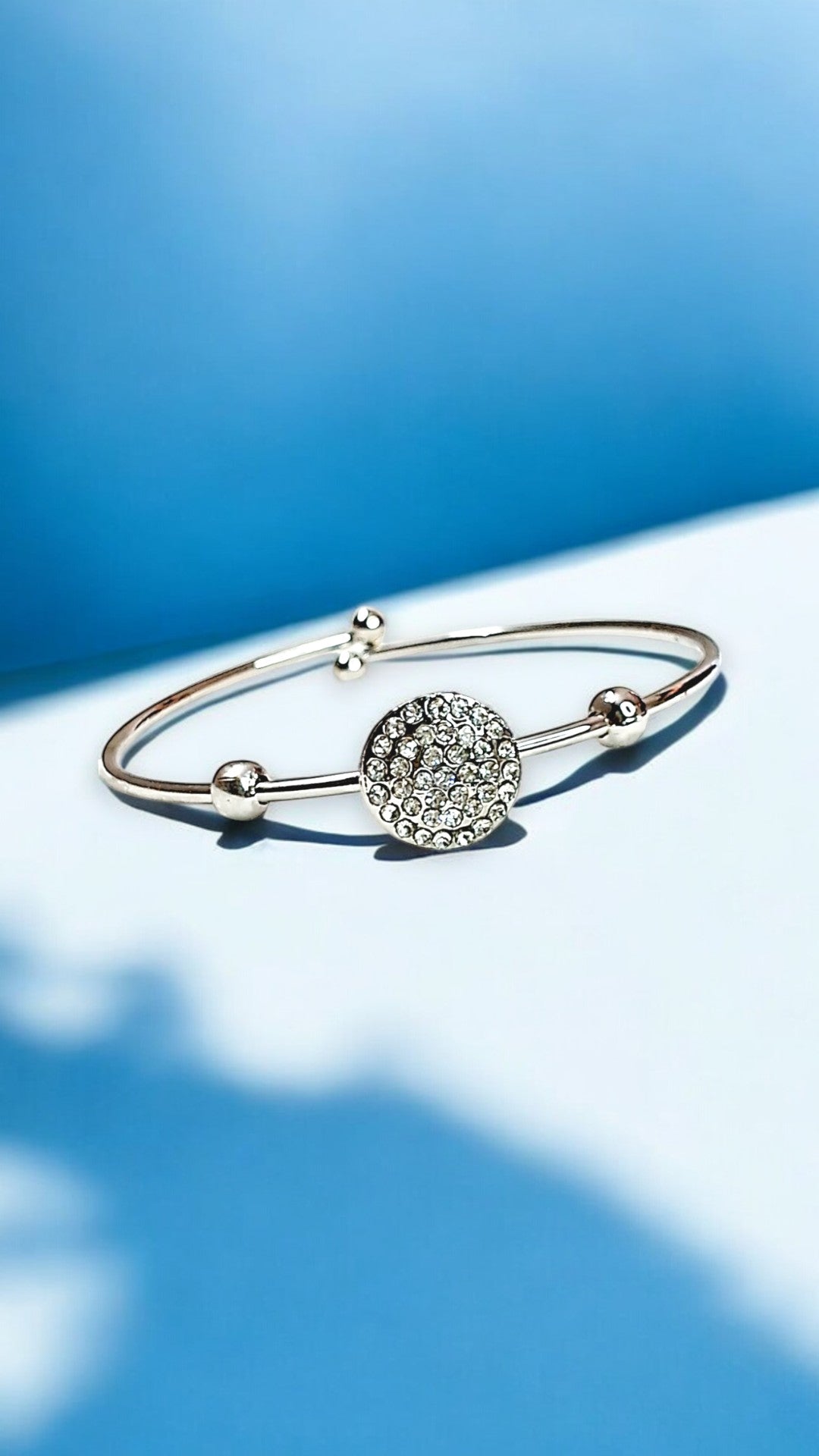 Starlight Crystal Disc Bracelet