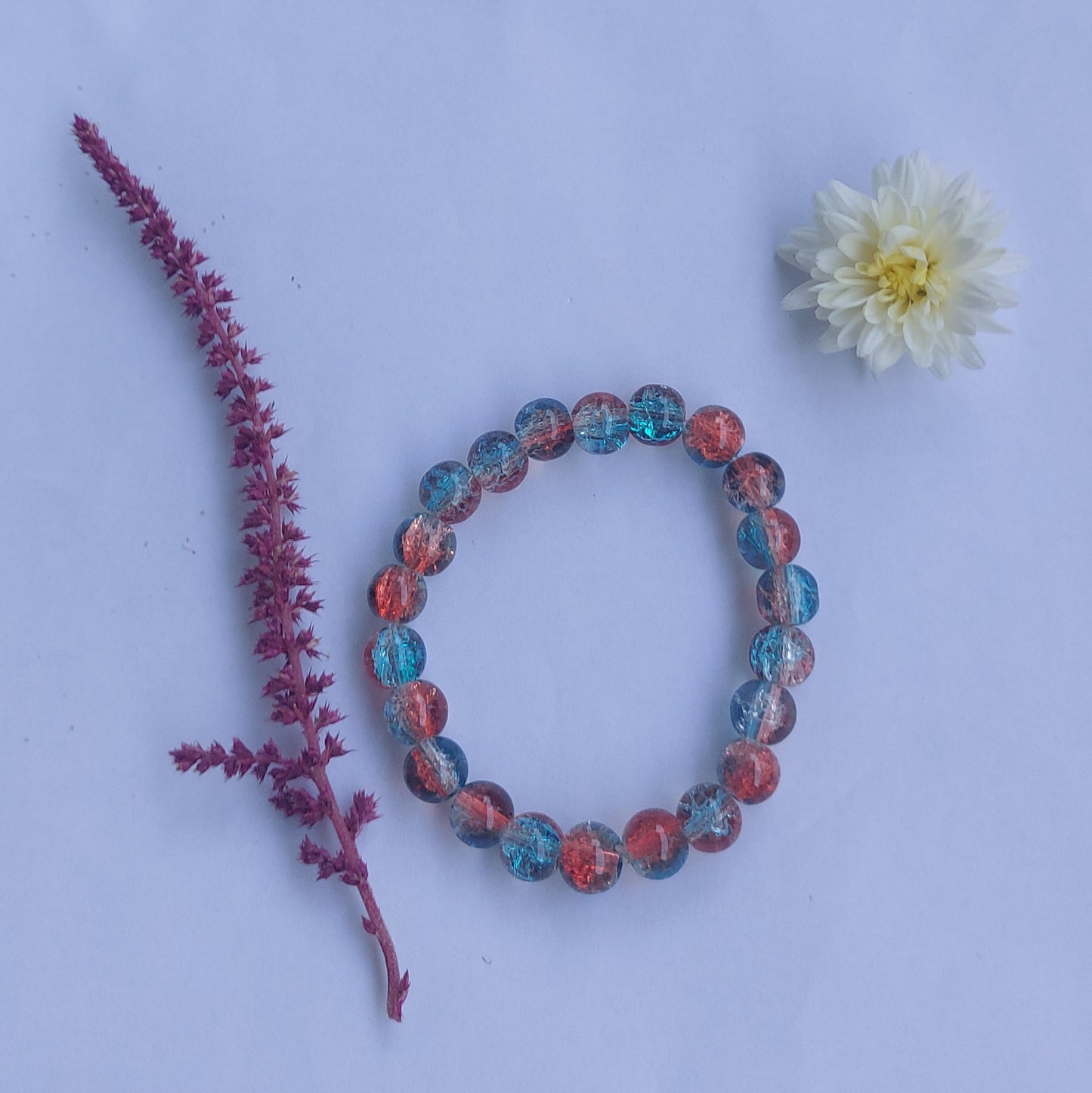 Red Crystal Beads Bracelet