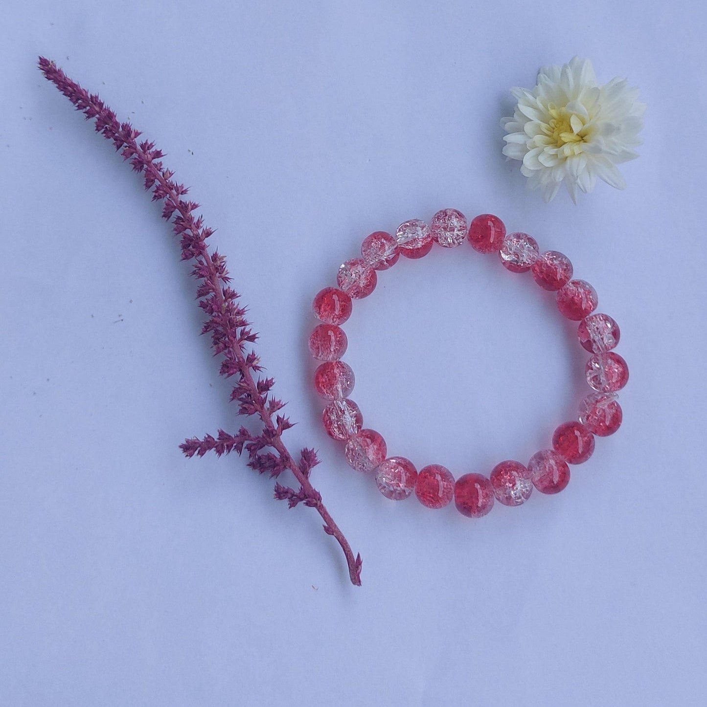 Red Crystal Beads Bracelet