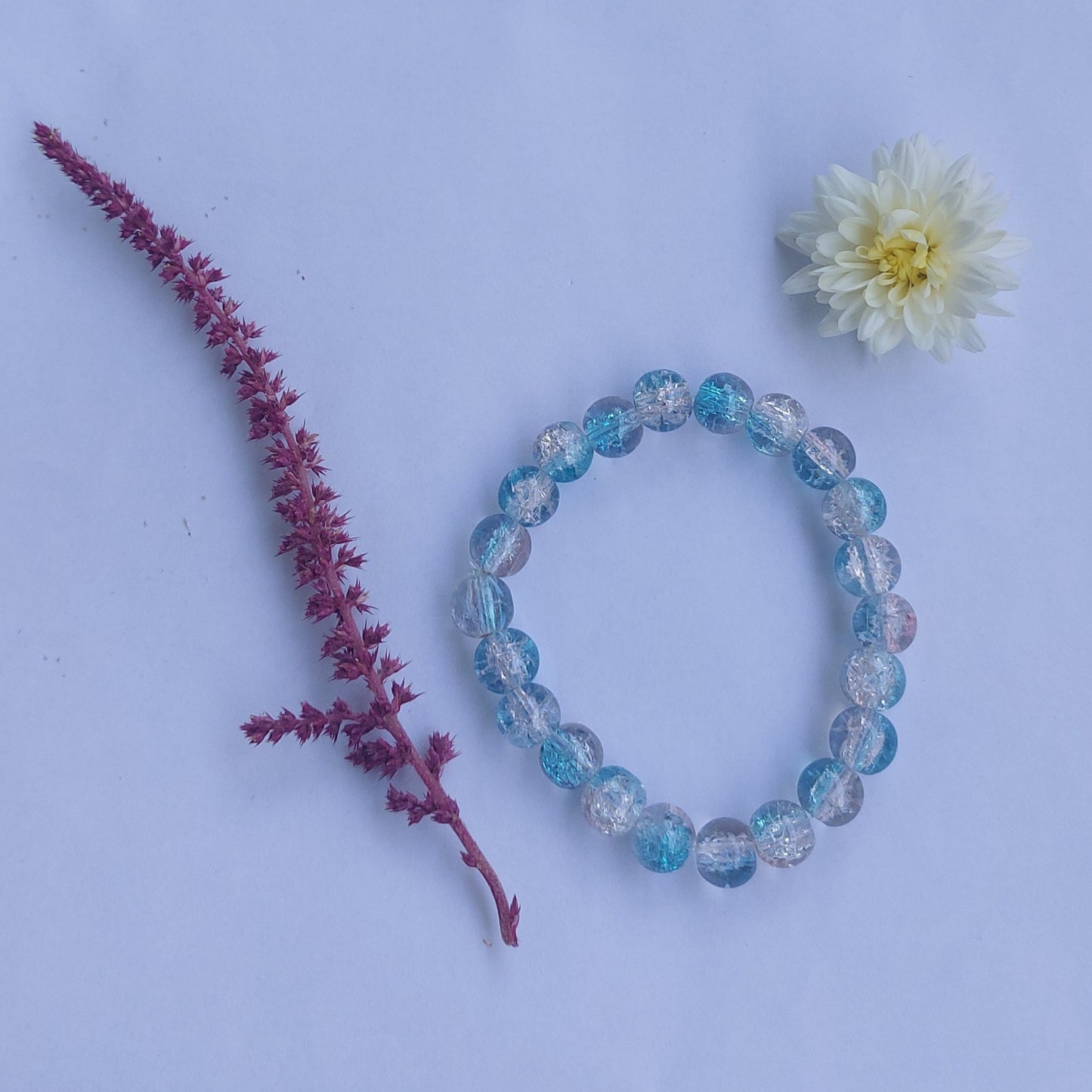 Blue Crystal Beads Bracelet