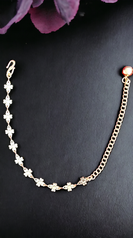 Sultana Rose-Gold Single Chain Bracelet