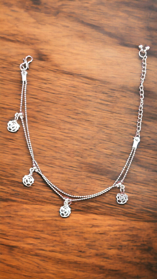 Flower Double Chain Bracelet