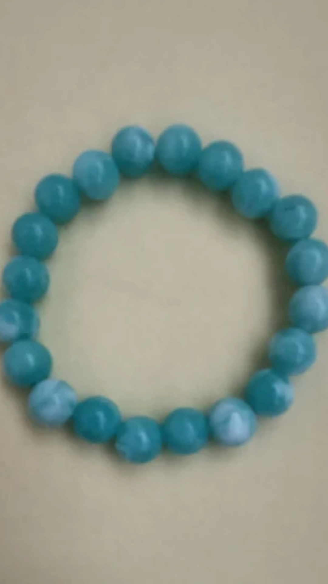 Turquoise Colored Beads Bracelet