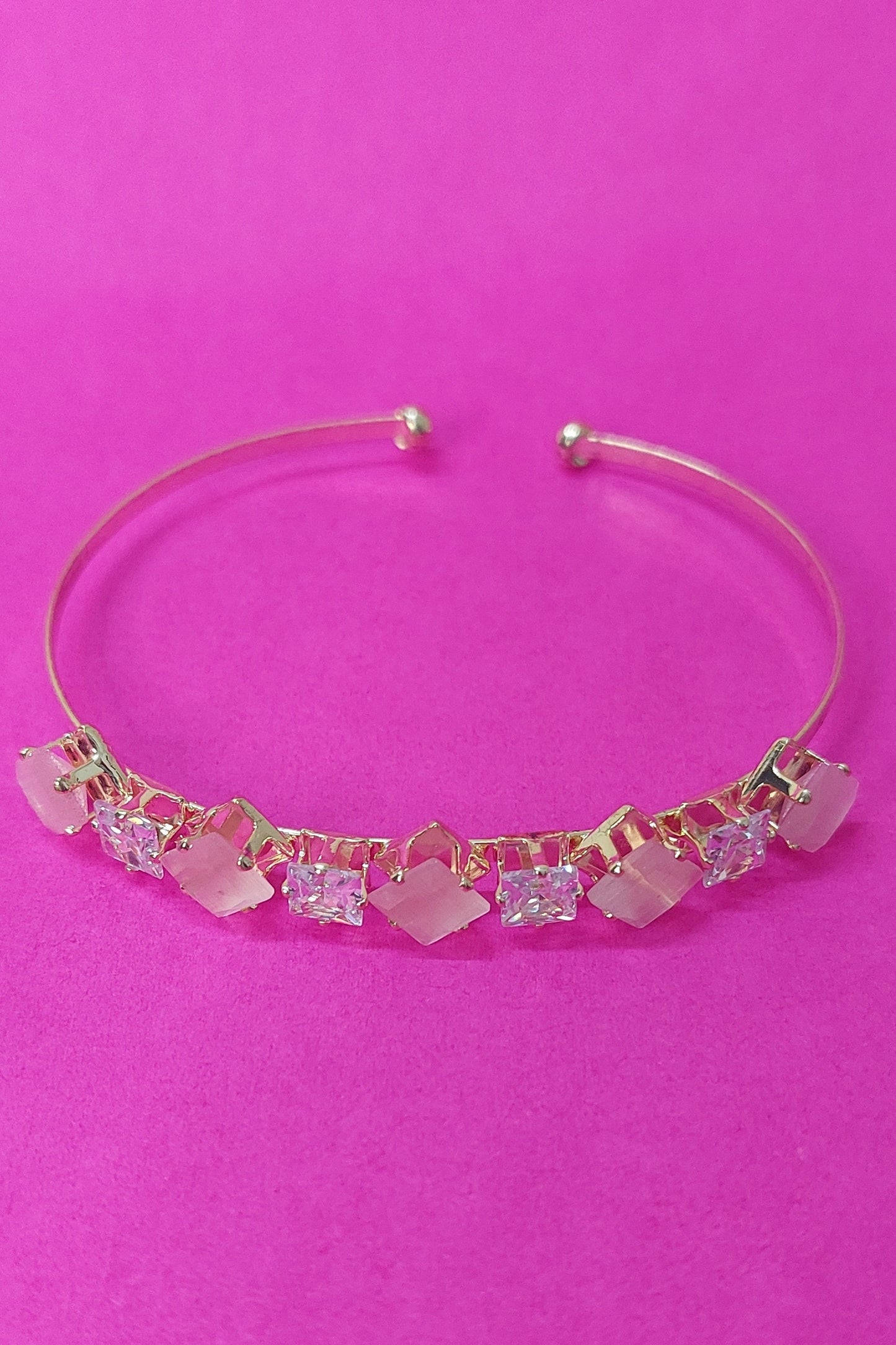 Light Peach Glimmer Office Bracelet