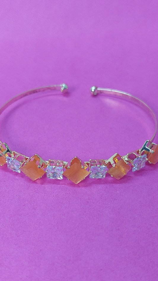 Orange Sparkle Office Bracelet