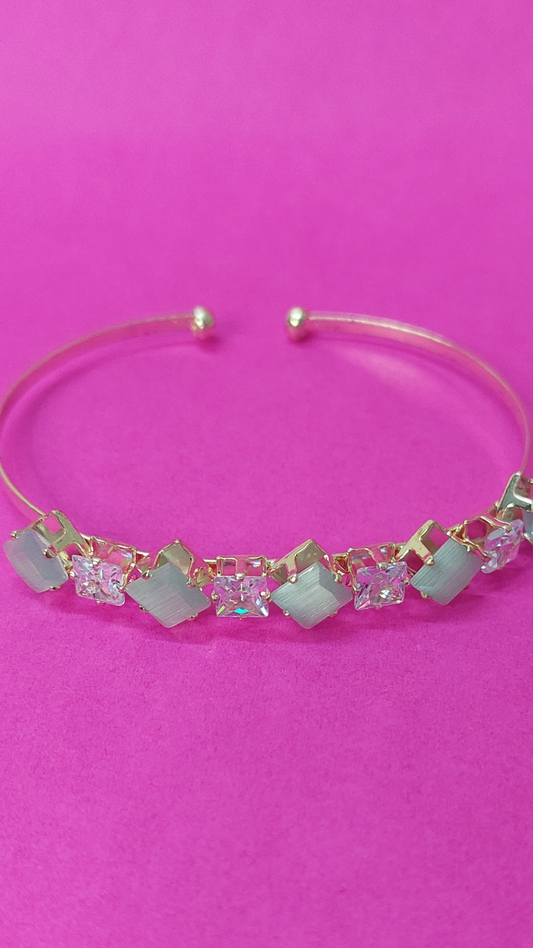 Grey Twinkle Office Bracelet