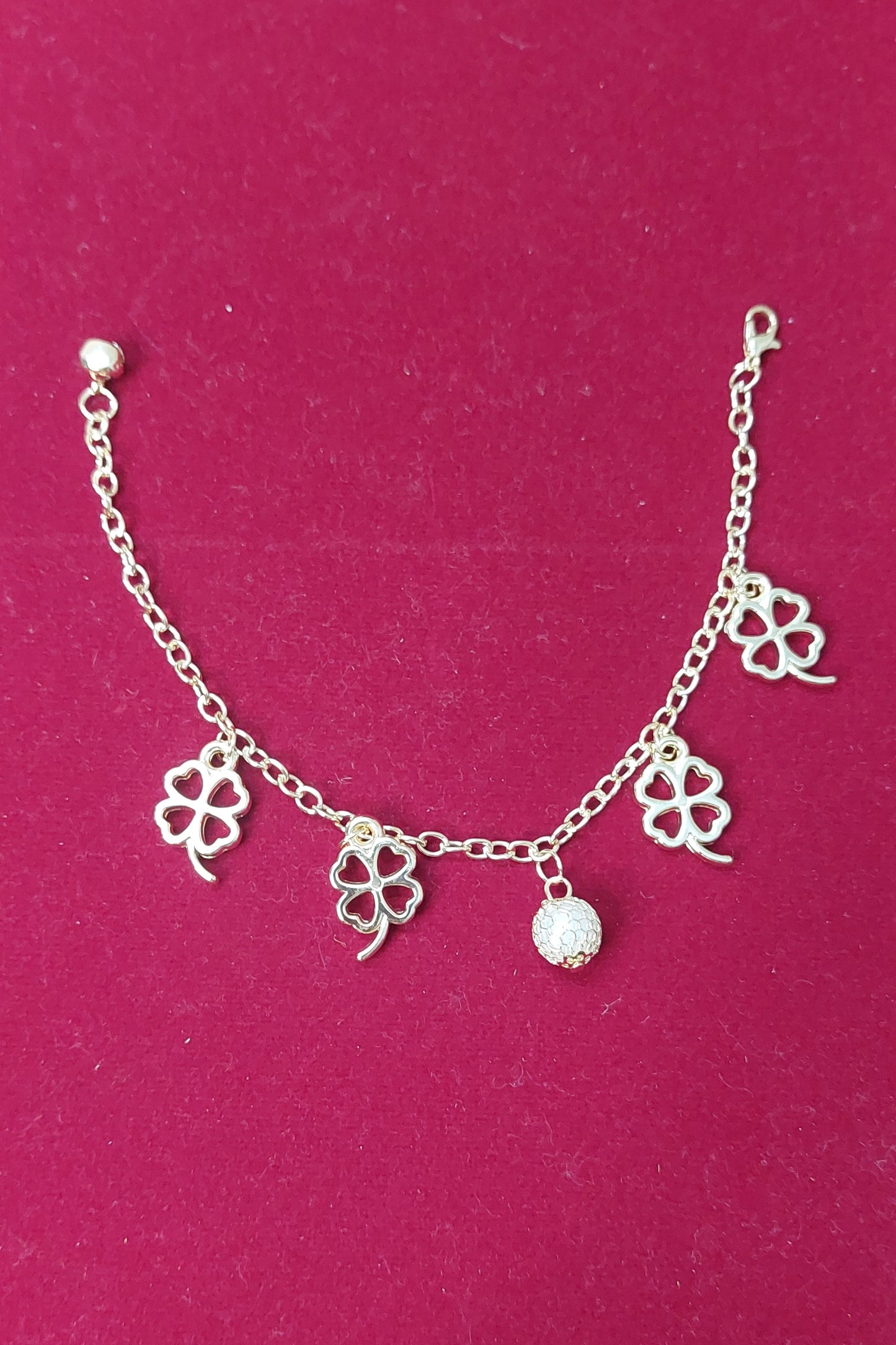 Flower Single Chain Bracelet