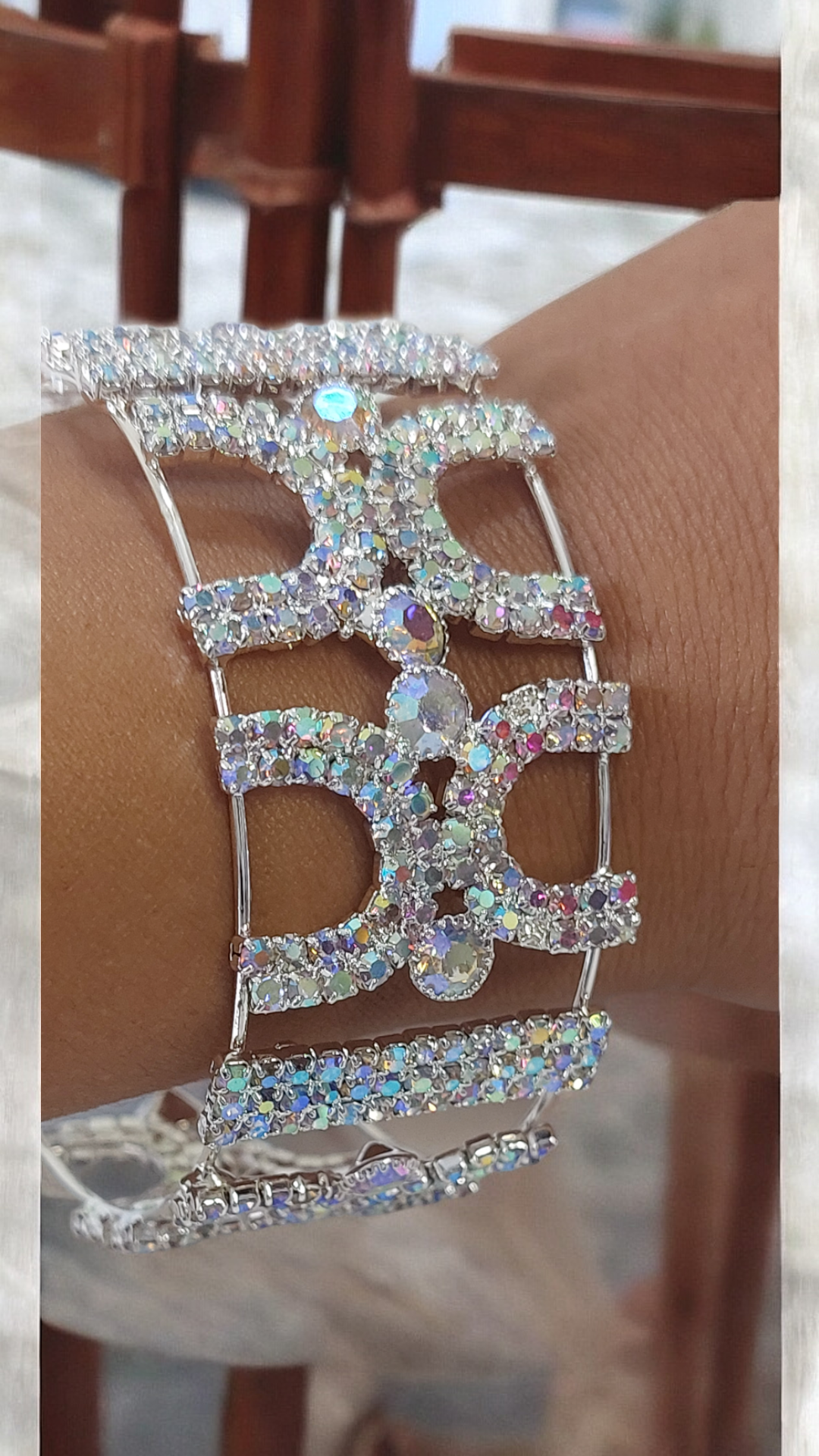 Silver Crown Festive Bracelet