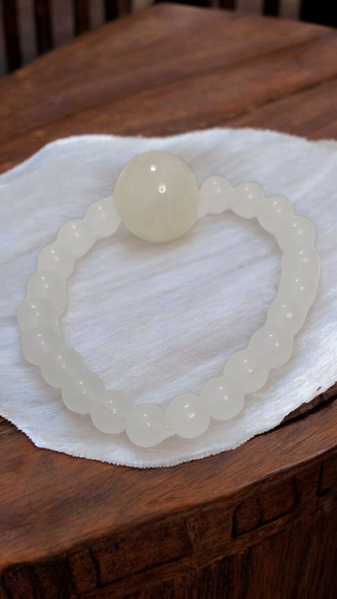 White Beads Designer Bracelet