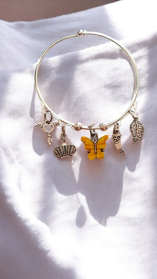 Golden Key Charm Bracelet