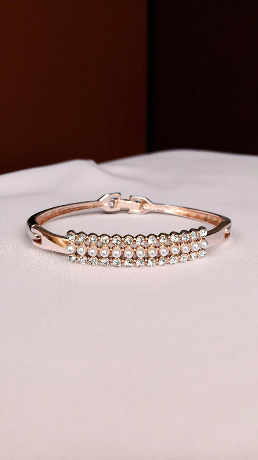 Crystal Pearl Party Bracelet