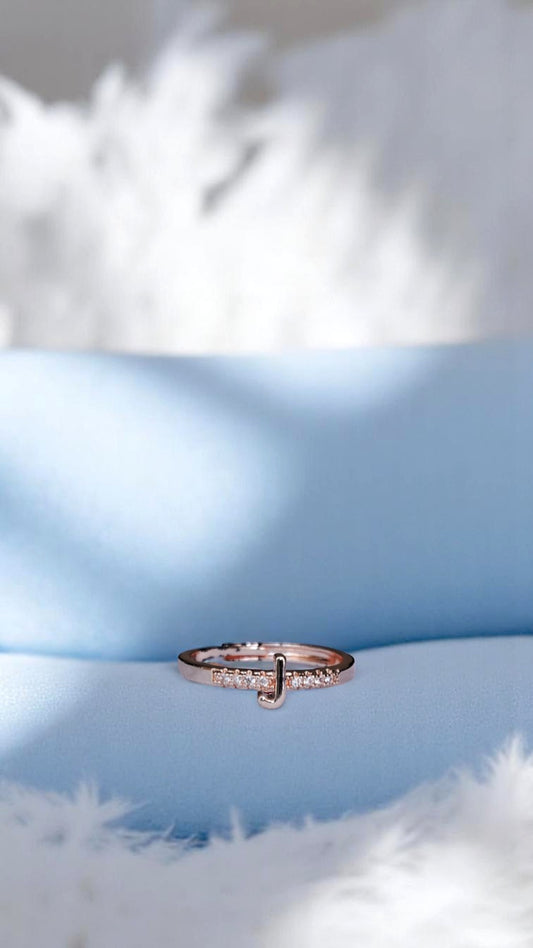 ✨ Korean “I Minimal” Ring