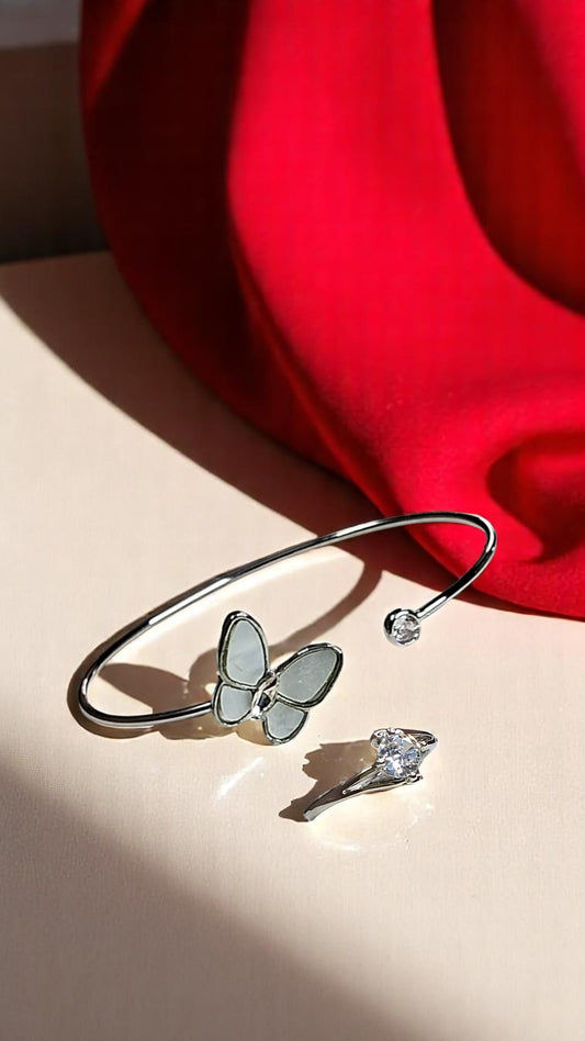Korean Seoulista Sparkle – Bracelet and Ring Combo ✨