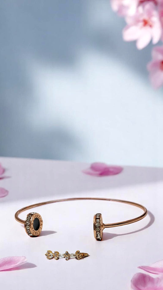 Korean Petal Spark Bracelet & Ring Combo