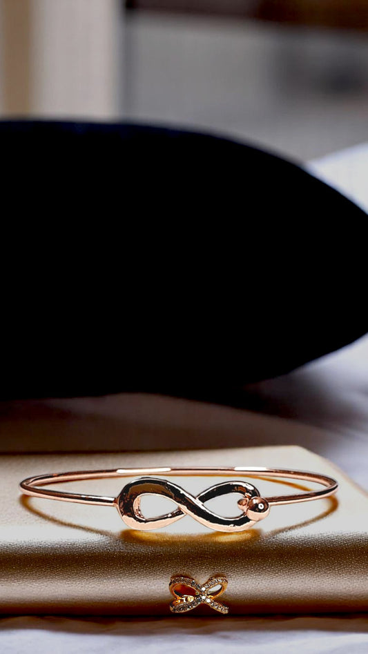 Korean Infinity Love Bracelet & Ring Combo