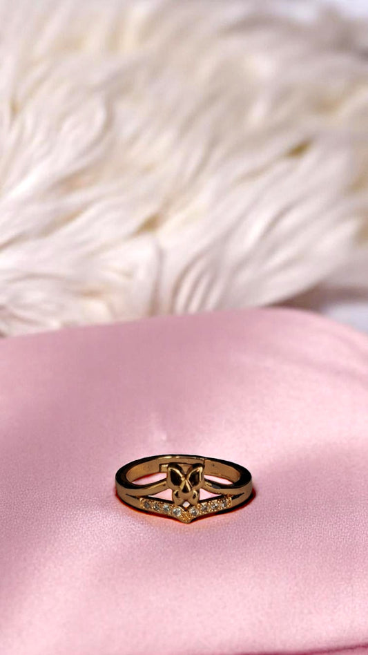 🦉 Golden Owl Charm Ring ✨