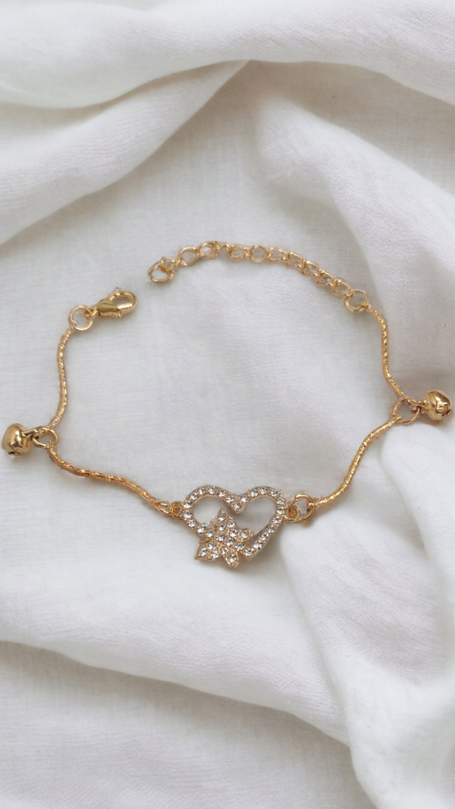 Butterfly Heart Office Bracelet