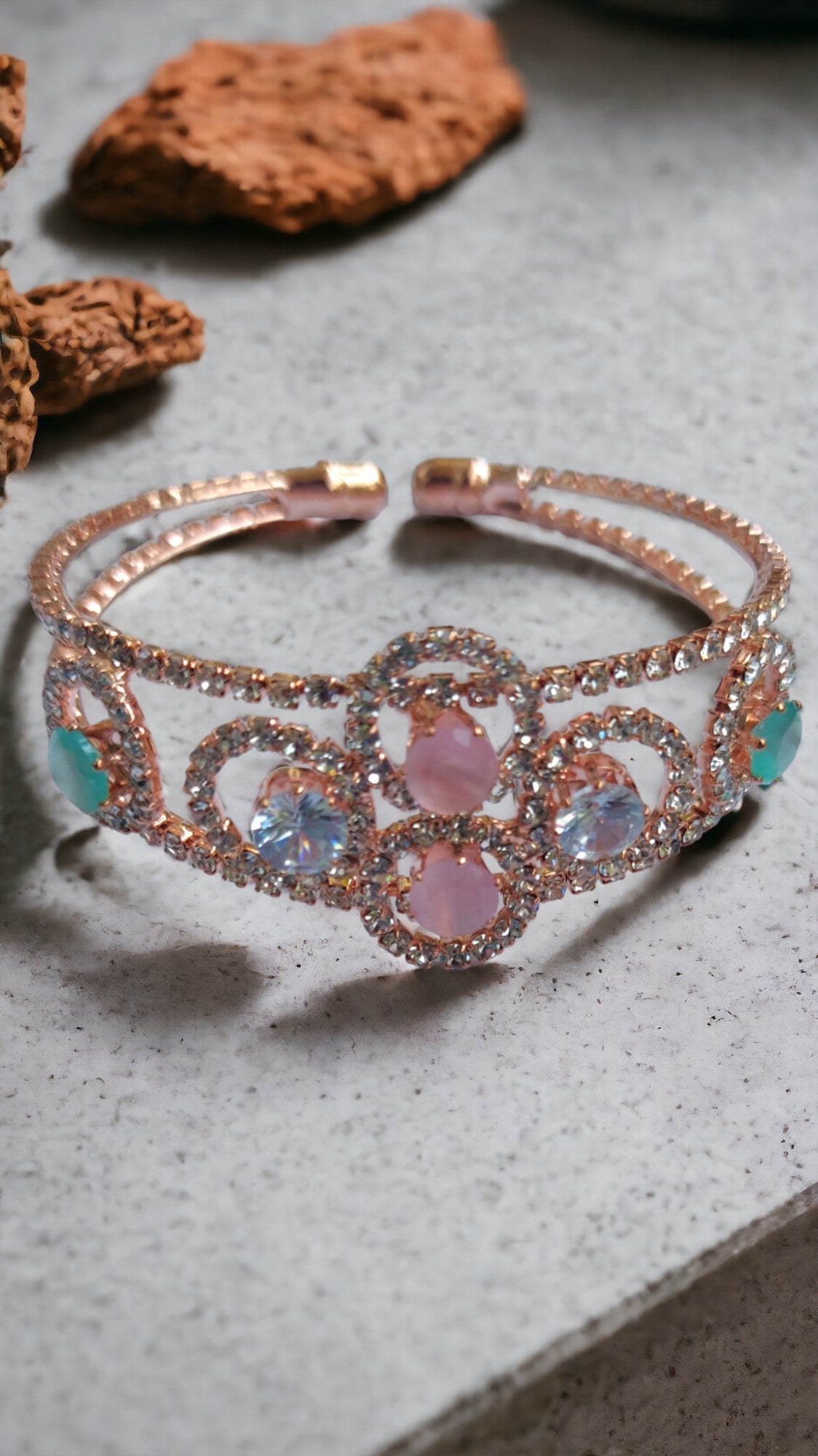 Four Circle Festive Bracelet