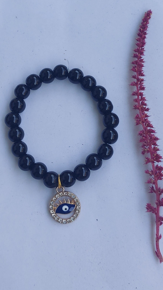 Evil Eye Black Beads Bracelet