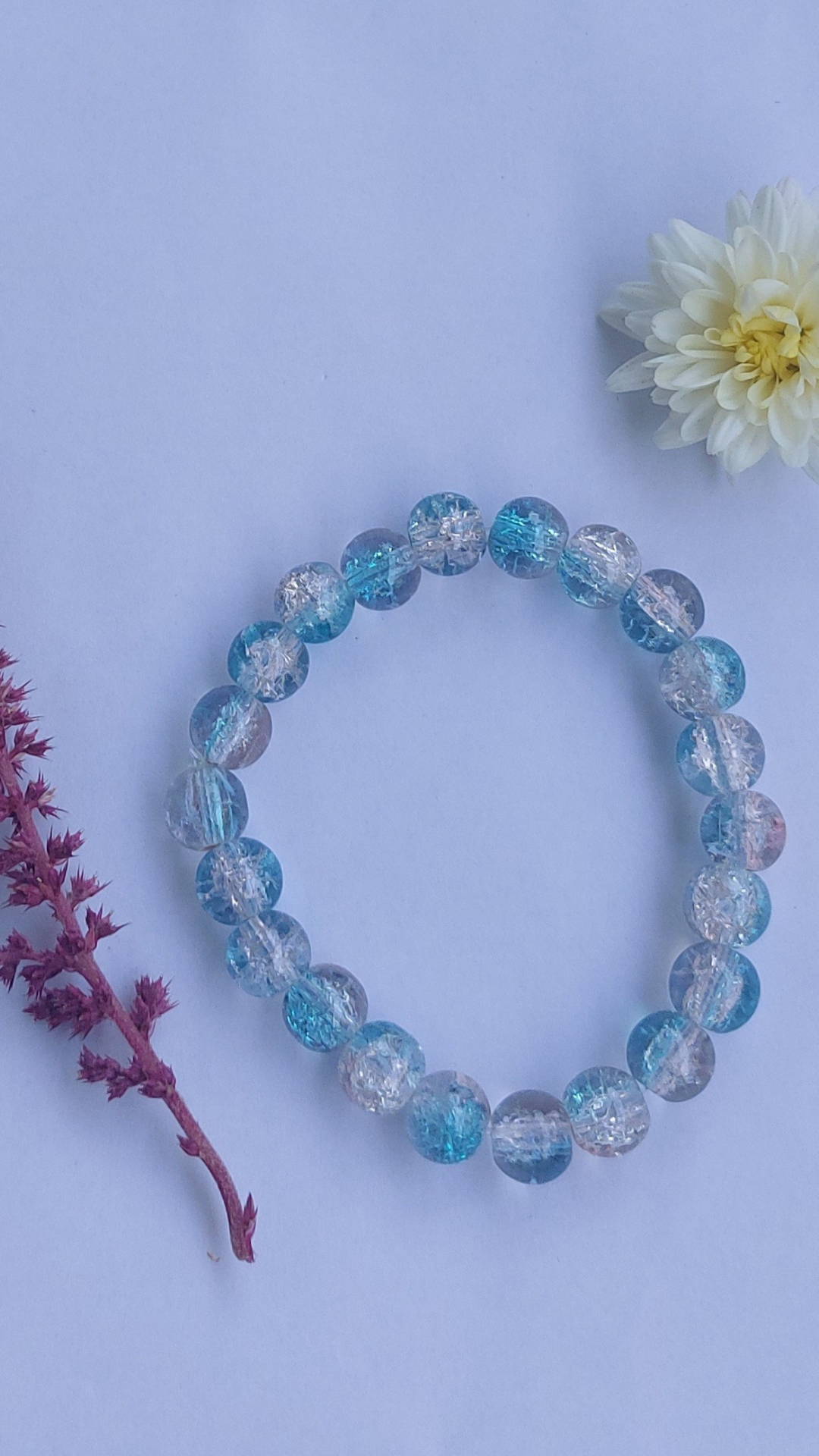 Blue Crystal Beads Bracelet