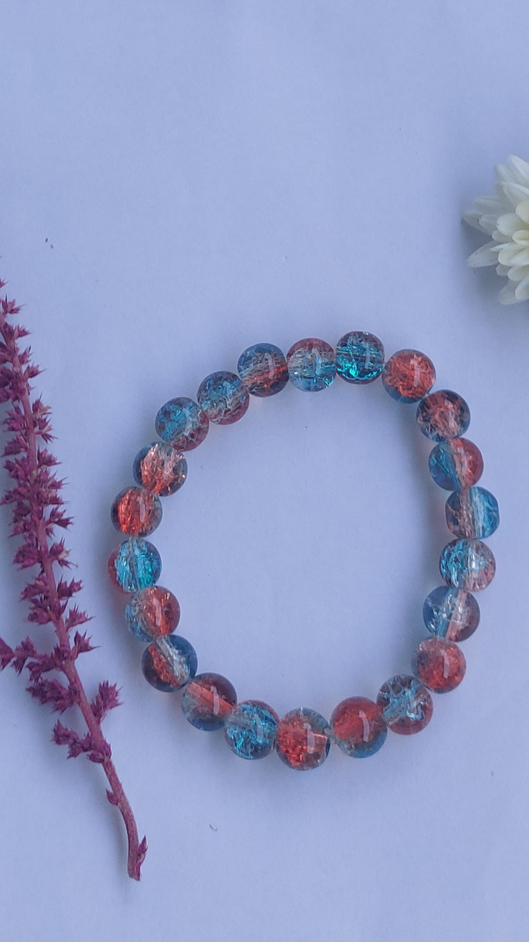 Red Crystal Beads Bracelet