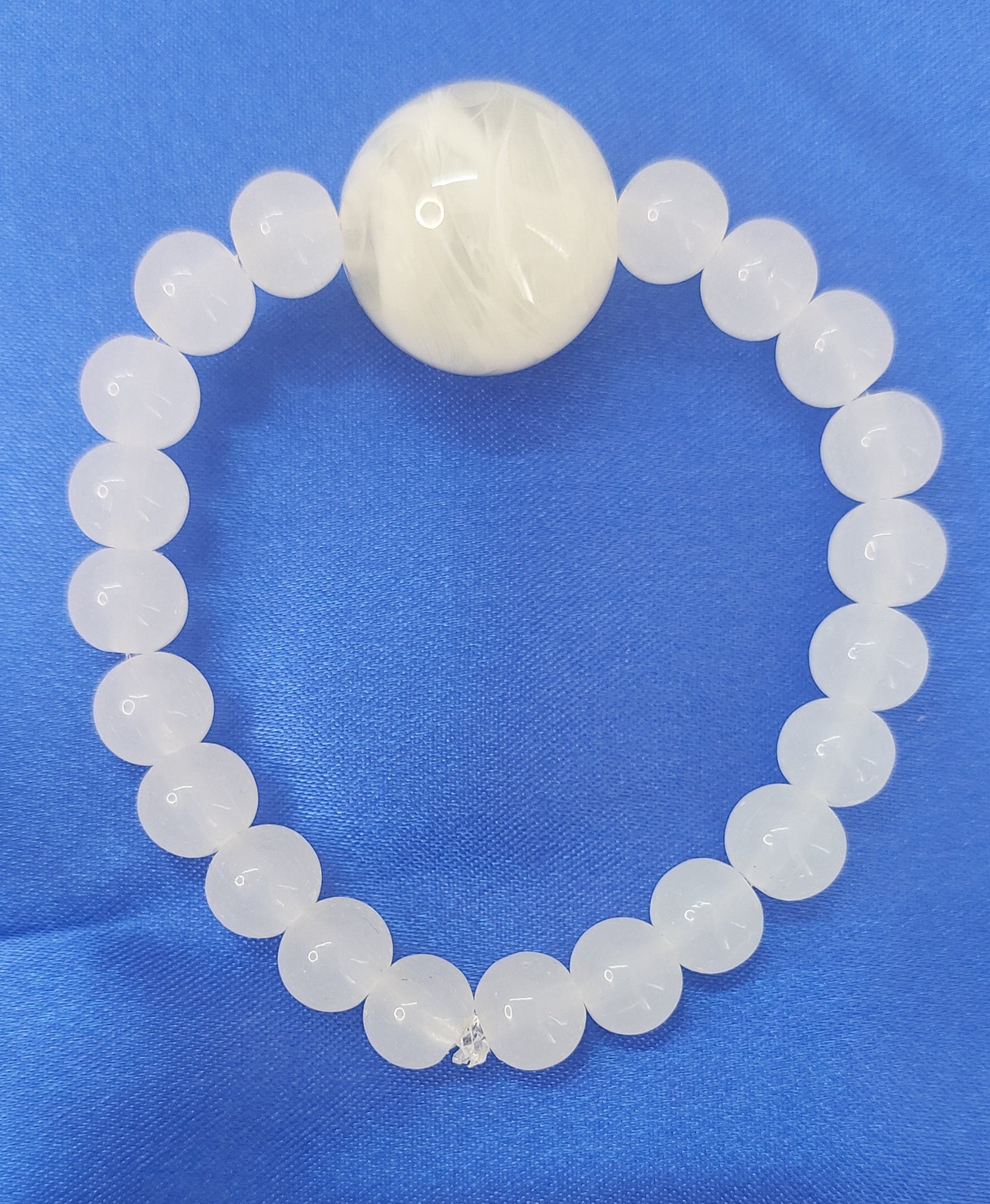 White Beads Designer Bracelet