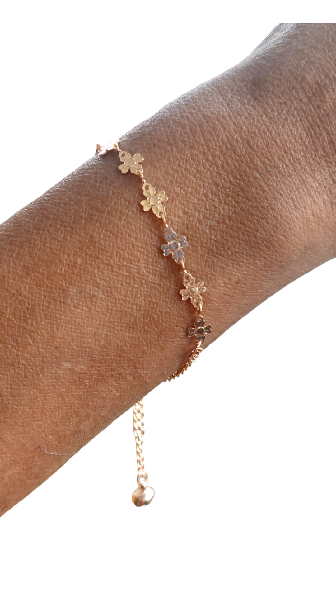 Sultana Rose-Gold Single Chain Bracelet