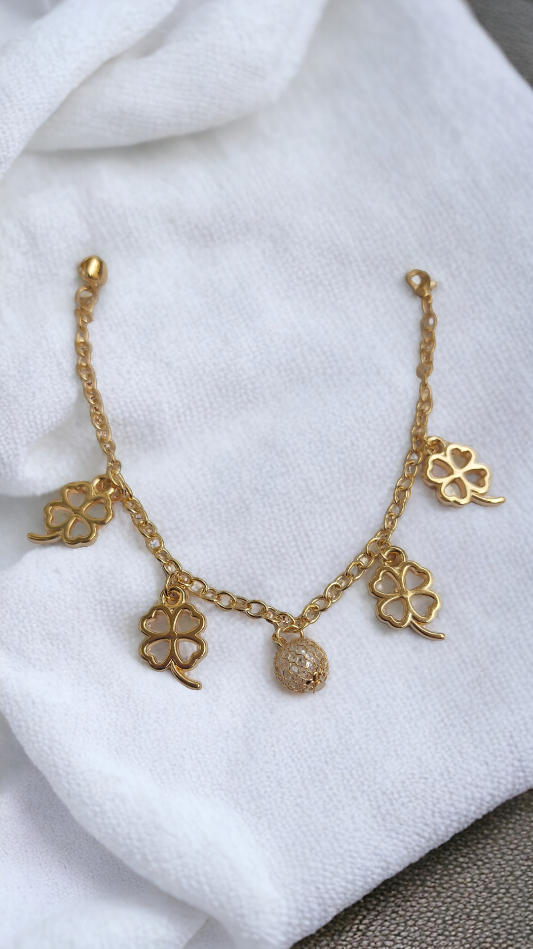 Flower Single Chain Bracelet