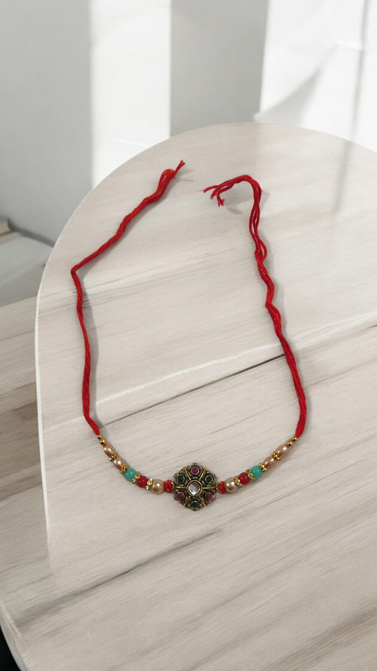 Six Petal Flower Rakhi