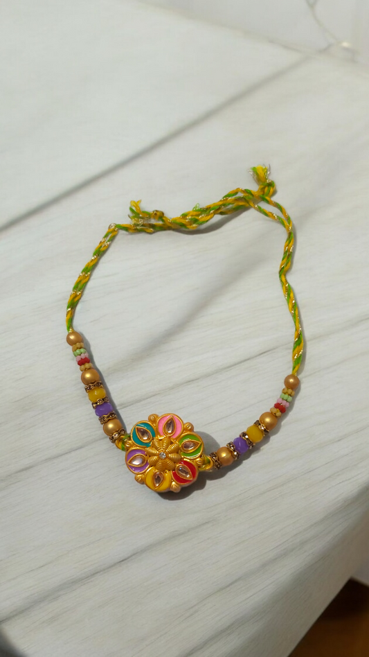 Rainbow Flower Rakhi