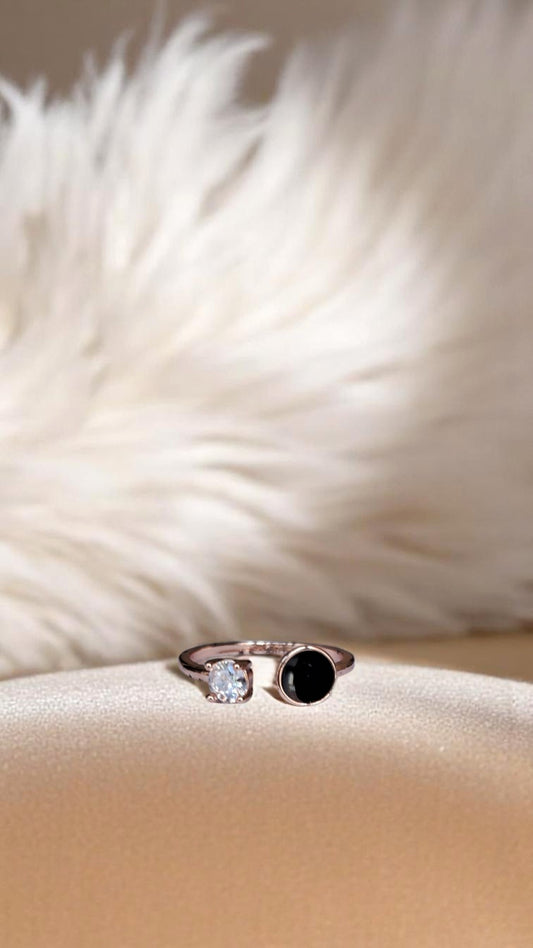 ⚫Korean Onyx Shine Circle Ring