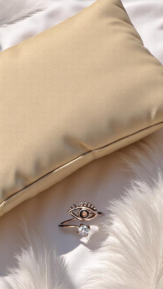 👁‍🗨Korean Evil Eye Crystal Ring