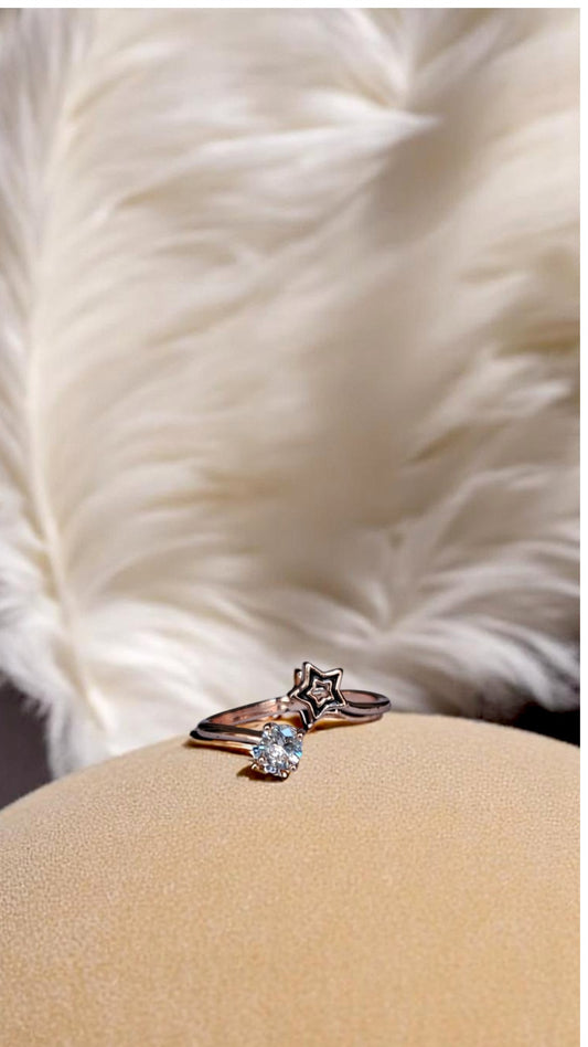⭐Korean Double Layer Star Ring