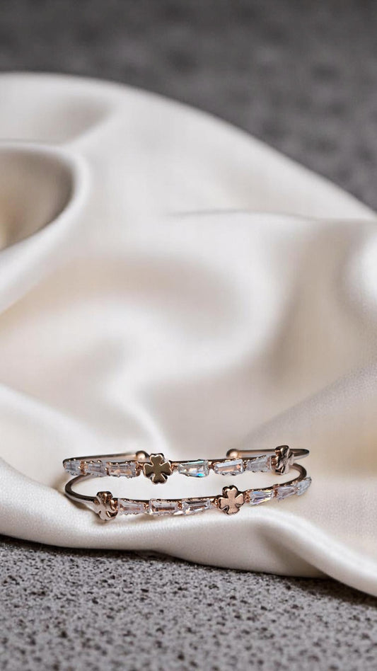 💫 Korean Crystal Pearl Luxe Bracelet